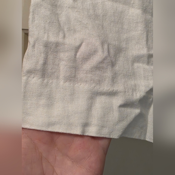 Womens Linen Blend Skort - A New Day Size 2 White - Picture 6 of 8
